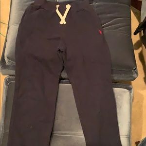 Navy blue polo jogging pant